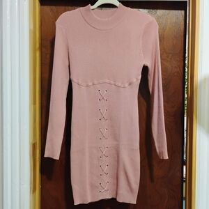 Body Dress, Size: 1X, Blush